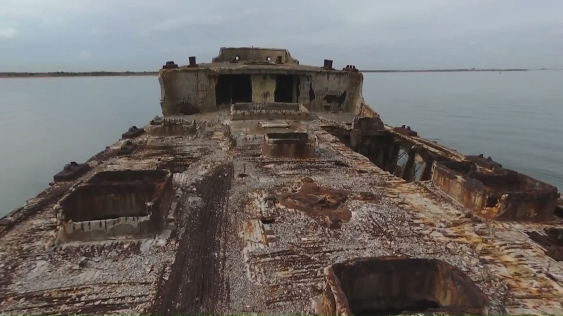 A Texas shipwreck: The story of the oil tanker made from concrete