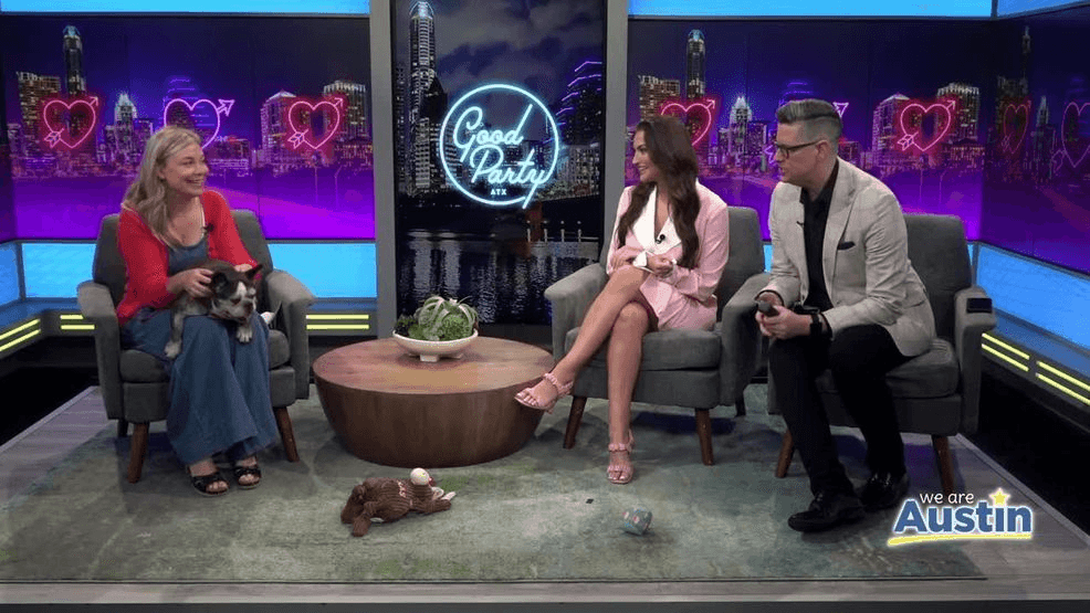 Sierra Waggoner and Trevor Scott are joined by Good Party ATX founder Sarah Wolf, who stopped by with the latest weekend happenings—plus an adorable adoptable pup from named Minette!