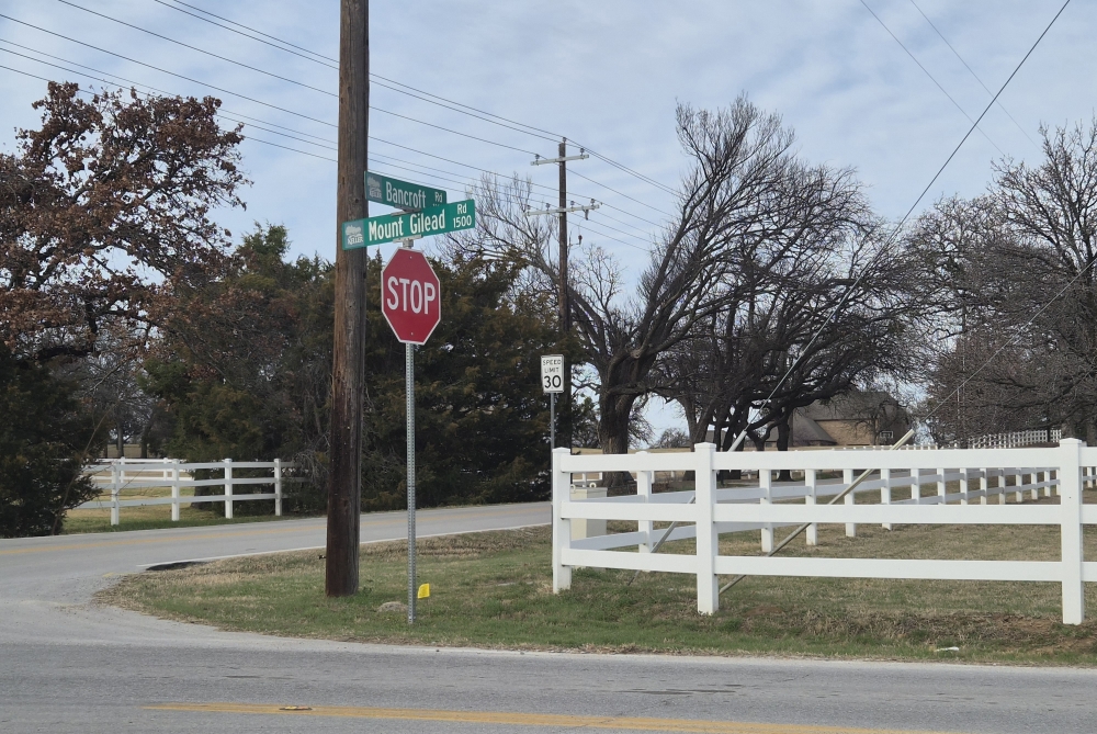 Water line replacements will take place from Robin Drive to Bancroft Road along Mount Gilead Road. (Patricia Ortiz/Community Impact)