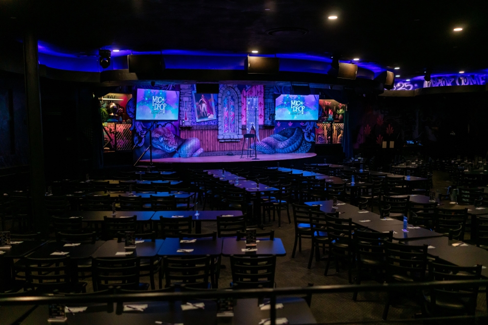 Comedy show set
