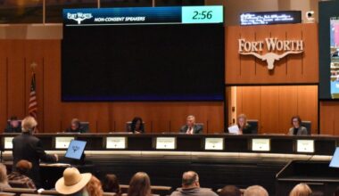 Fort Worth Council dais