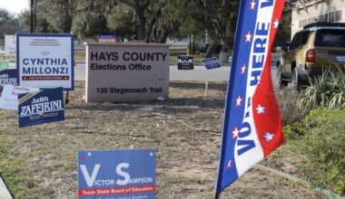 Brown and McClelland take early leads in the respective Democratic and Republican primary races for Hays County Precinct 4 commissioner. (Michael Milliorn/Community Impact)