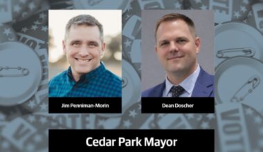 There are two candidates in the race for Cedar Park mayor during the local elections this May. (Courtesy Jim Penniman-Morin, Dean Doscher/Community Impact)