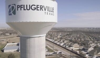 Pflugerville officials declared a water emergency and activated Stage 3 restrictions after a pipeline disruption reduced inflows to Lake Pflugerville. (Courtesy city of Pflugerville)