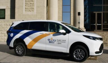 The Sugar Land On-Demand microtransit program has completed 34,285 trips since its March 2025 launch. (Aubrey Howell/Community Impact)