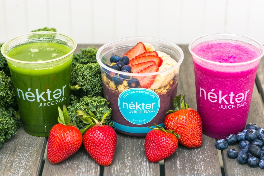 Nekter Juice Bar in Fort Worth will offer specials, free protein waffles and a raffle at its grand opening celebration March 21. (Courtesy Nekter Juice Bar)
