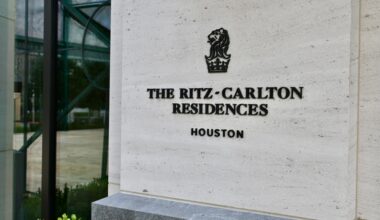 hotel and apartment sign