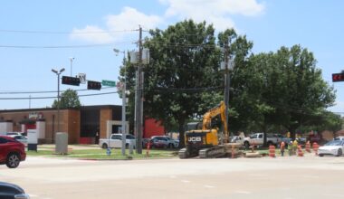 Construction is underway for multiple projects along Park Boulevard. (Jacquelyn Burrer/Community Impact)