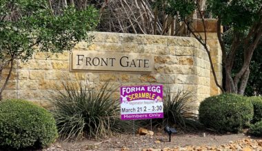 The median from Fair Oaks Parkway to Front Gate will be closed during the construction of a left-turn lane. (Jarrett Whitener/Community Impact)