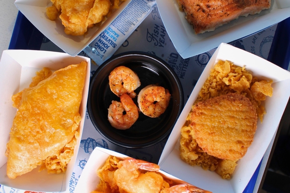Long John Silvers offers a variety of seafood cuisine, including hand-battered Alaska pollock, cod, salmon and shrimp, as well as crispy clam strips and crab cakes. (Courtesy Long John Silvers)