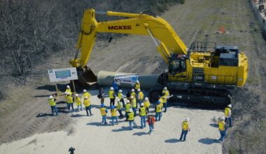 A 54-inch wastewater interceptor will connect to the new Wilbarger Creek Regional Wastewater Treatment Facility. (Courtesy city of Pflugerville)
