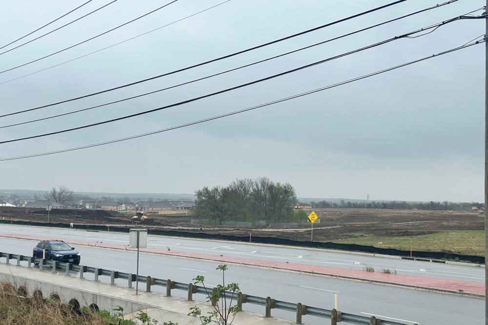 The property includes frontage along the intersection of Westinghouse Road and FM 1460. (Brooke Sjoberg/Community Impact)