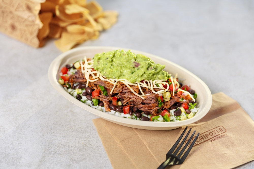 Chipotle offers build-your-own burrito bowls, burritos, tacos, quesadillas and salads. (Courtesy Chipotle)