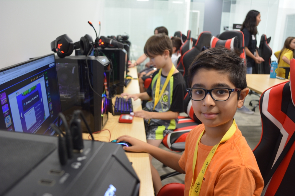 During iCode summer camp sessions, kids participate in hands-on coding and STEM classes designed to build problem-solving and technology skills. (Courtesy iCode)