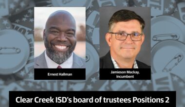 Two candidates are vying for position 2 on Clear Creek ISD's board of trustees for the May election. (All photos submitted by respective candidates/Community Impact)