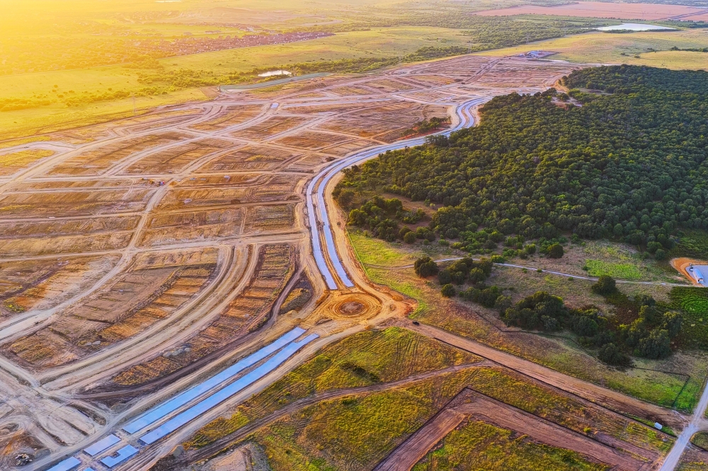 Hillwood broke ground on Landmark's first phase in November 2025. (Courtesy Hillwood)