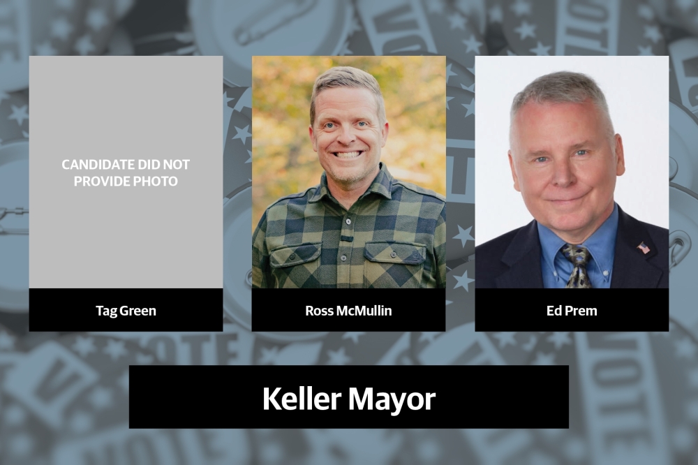 There are three candidates running for Keller mayor in the upcoming May 2 local election. (All photos submitted by respective candidates/Community Impact)