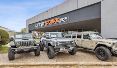 Lifted Trucks lot