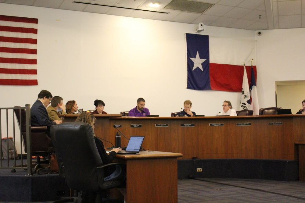 Jersey Village City Council meets monthly in the Civic Center Auditorium at 16327 Lakeview Drive, Jersey Village. (Sarah Brager/Community Impact)