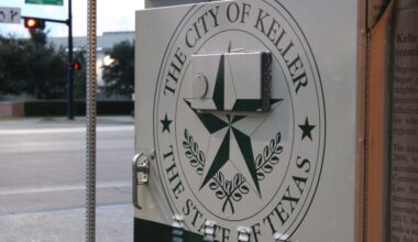 The city will update 26 discontinued AED units, which are located around Keller facilities. (Patricia Ortiz/Community Impact)