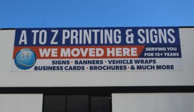 A to Z Printing and Signs moved to a new Richardson location in February. (Isabella Zeff/Community Impact)