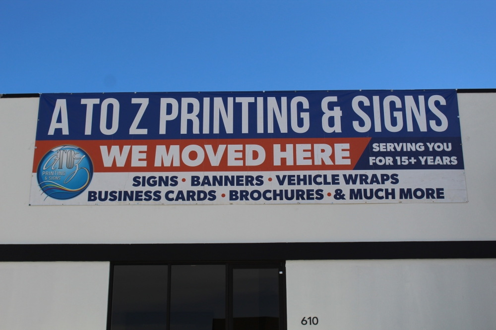 A to Z Printing and Signs moved to a new Richardson location in February. (Isabella Zeff/Community Impact)