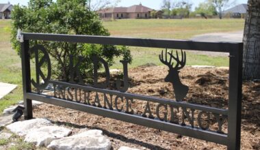 KDJ Insurance Agency is located at 630 S. FM 465 in Marion. (Andrew Creelman/Community Impact)