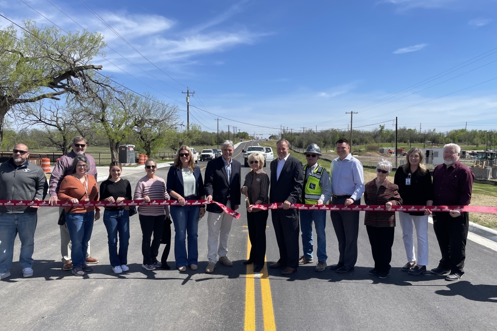 The road project was funded through county and city contributions. (Courtesy city of Georgetown)