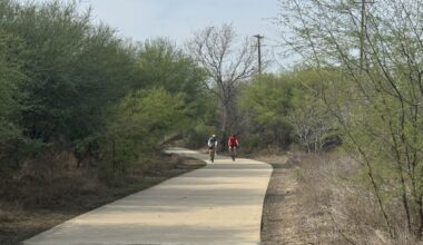 The new trail extension adds to the northern segment of the Leon Creek Greenway, which connects multiple landmarks such as The Rim to the city's trail network. (Parks Kugle/Community Impact)