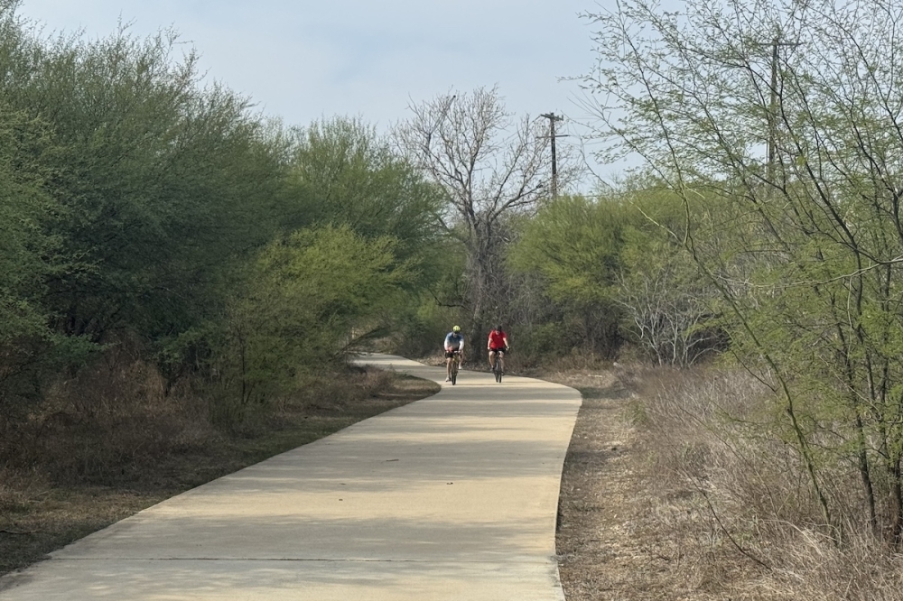 The new trail extension adds to the northern segment of the Leon Creek Greenway, which connects multiple landmarks such as The Rim to the city's trail network. (Parks Kugle/Community Impact)