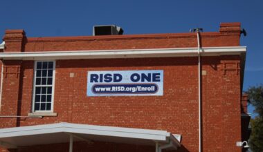 The Richardson ISD board of trustees discussed improved teacher retention rates at the March 12 school board meeting. (Isabella Zeff/Community Impact)