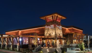 the outside of Lazy Dog