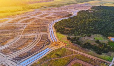 Hillwood broke ground on Landmark's first phase in November 2025. (Courtesy Hillwood)