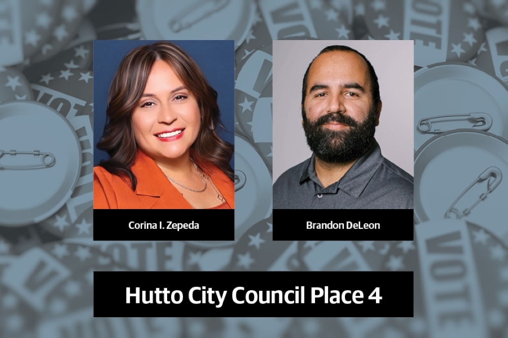 Corina Zepeda and Brandon Deleon are running for Hutto City Council Place 4. (All photos submitted by respective candidates/Community Impact)