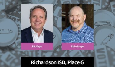 Incumbent Eric Eager will run against Blake Sawyer in the May election for Place 6 on the RISD board of trustees. (All photos submitted by respective candidates/Community Impact)