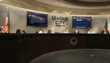 League City City Council dais