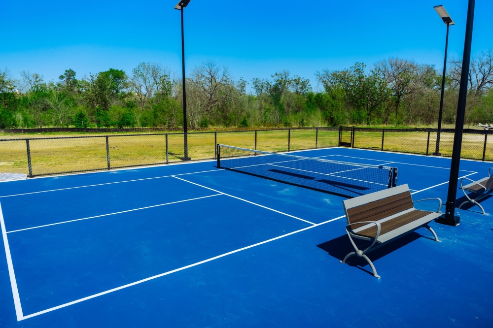 New pickleball courts opened at Riverwalk Park in Hutto this month. (Courtesy city of Hutto)