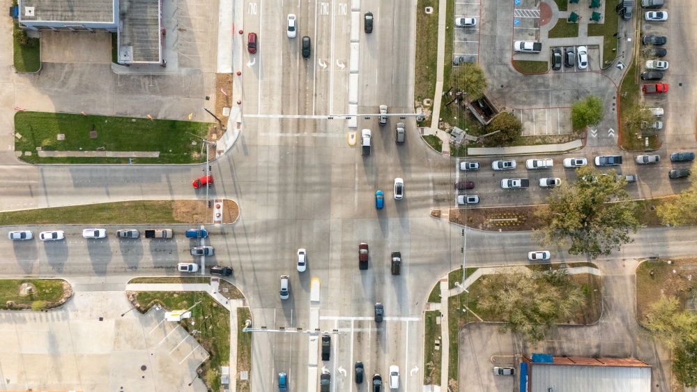 A new traffic light at FM 1960 and Timber Forest Drive was activated Feb. 13 as part of the Texas Department of Transportation’s $128.2 million project to widen FM 1960 in Humble. (Jamaal Ellis/Community Impact)