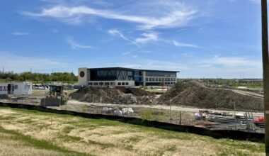 The purchased site is near several existing county buildings on SE Inner Loop, including the upcoming Administration Building. (Gracie Warhurst/Community Impact)
