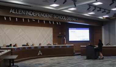Jennifer Wilhelm, assistant superintendent of Learner Services, speaks during a March 30 board of trustees meeting.