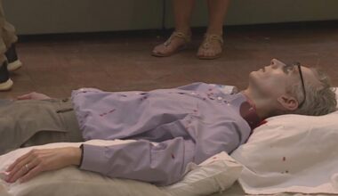 Texas A&M-Corpus Christi students investigate mock crime scenes in hands-on lab