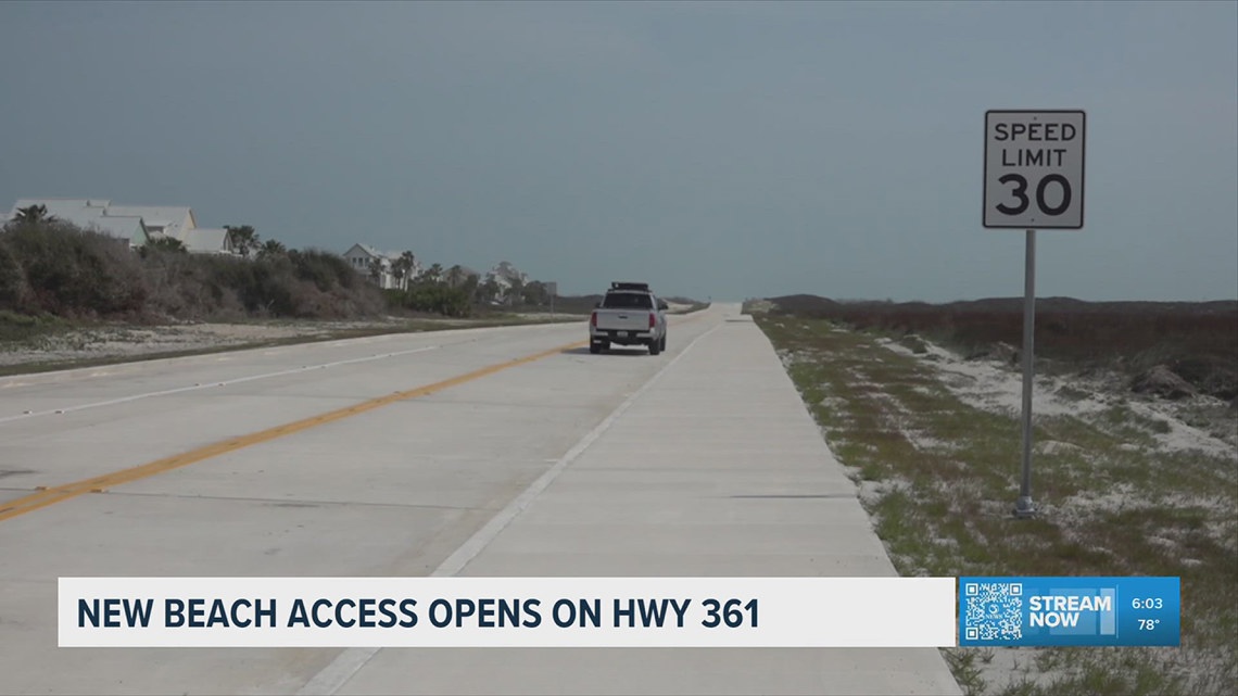 New beach access road aims to ease Port Aransas spring break traffic