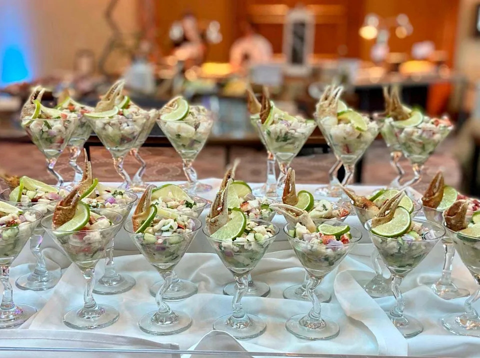 A brunch buffet at the Omni Fort Worth hotel.