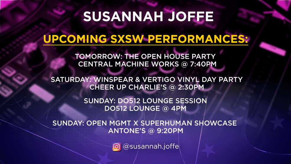 Austin indie-pop rising star Susannah Joffe returns home for SXSW debut, Rolling Stone set