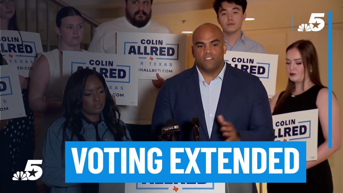 Crockett, Allred speak after voting extended in Dallas County – NBC 5 Dallas-Fort Worth