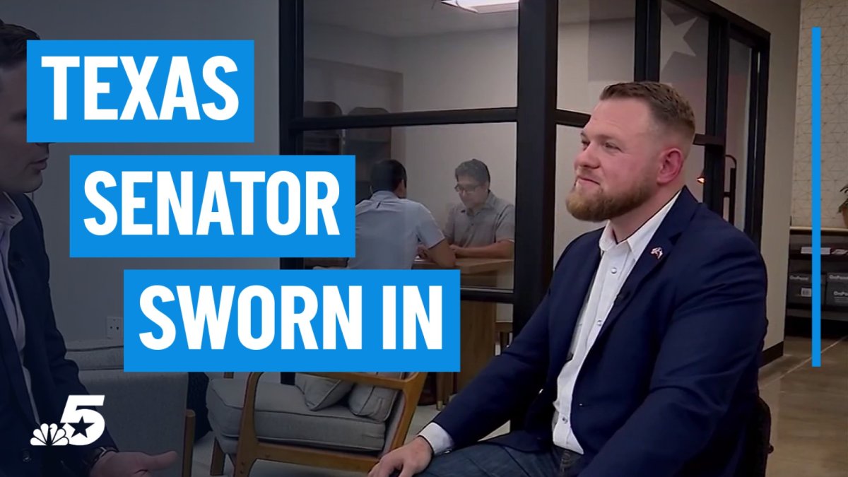 Newest Texas Senator sworn in, opens Fort Worth office focused on reading – NBC 5 Dallas-Fort Worth