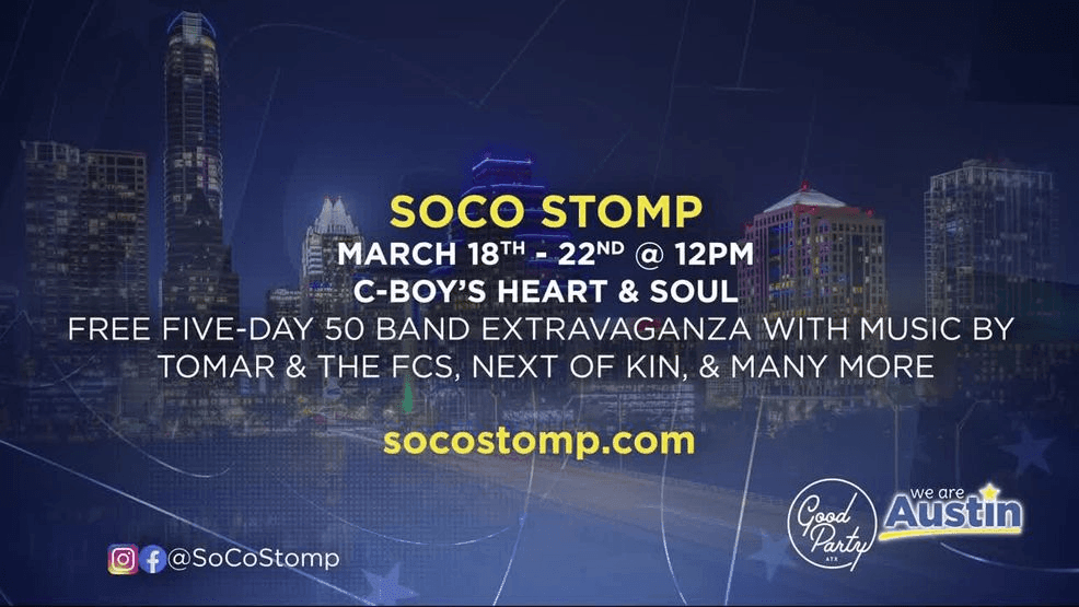– SoCo Stomp at C-Boy’s
