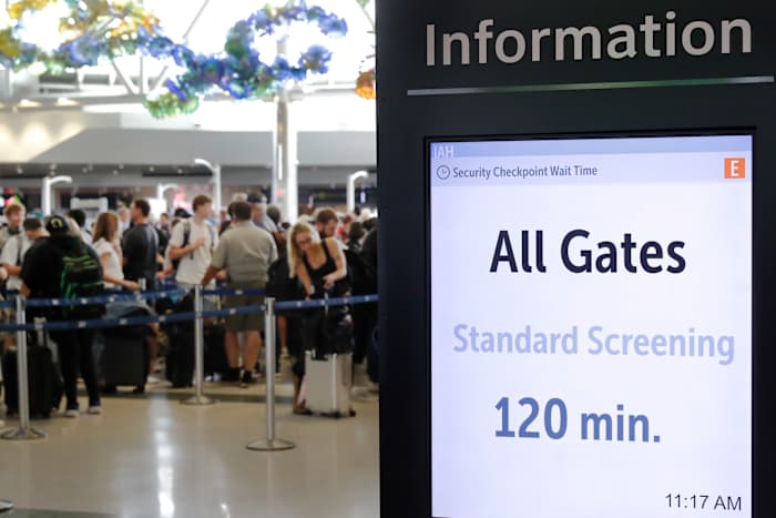 TSA officers are quitting as a funding standoff forces airport screeners to work without pay