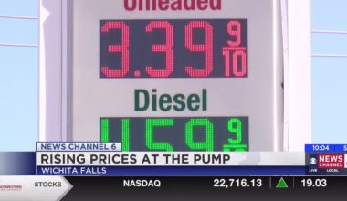 Gas prices climb across Texas as drivers adjust in Texoma
