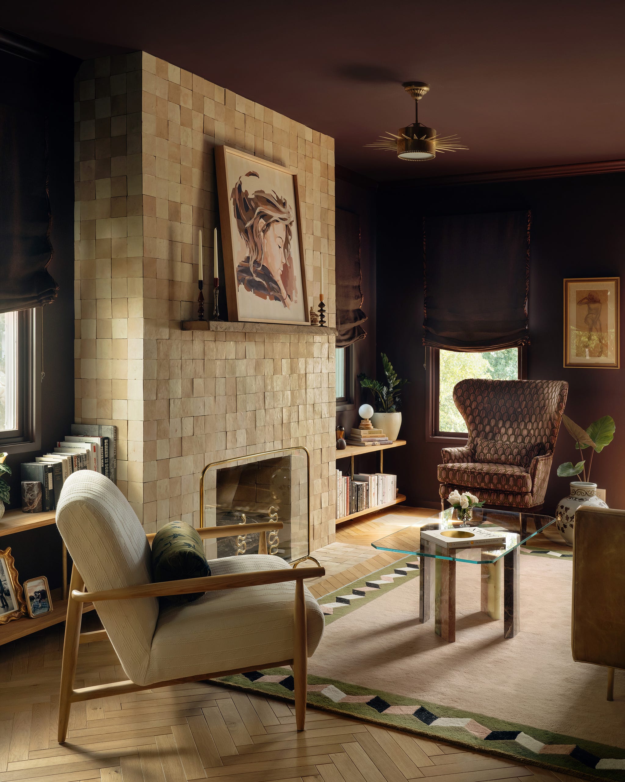 Cozy living room with modern decor.